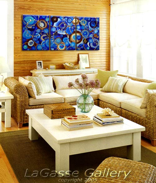 'GALILEO BLUE' by Melelina LaGasse - Detail #1