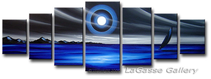 'DEJA BLUE' | Abstract Art