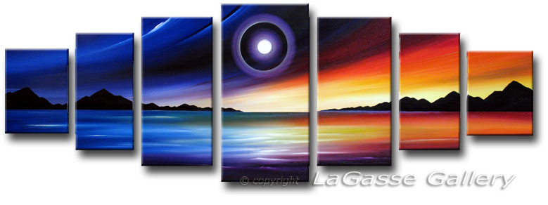 'NIGHT TRANSITION' - LaGasse painting