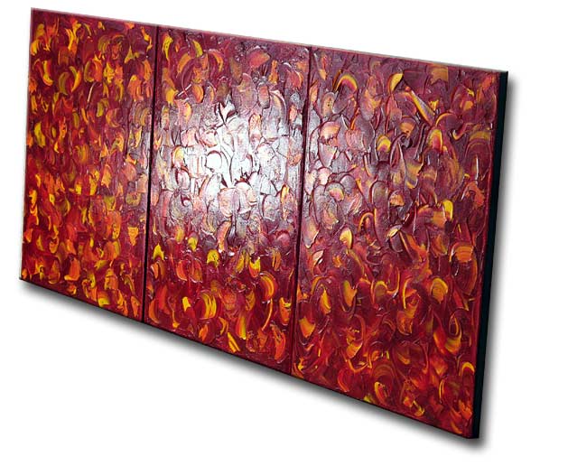 'RED HOT FUSION' by Melelina LaGasse - Detail #1