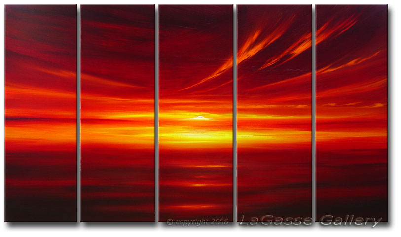'CRIMSON GLOW SUNSET'