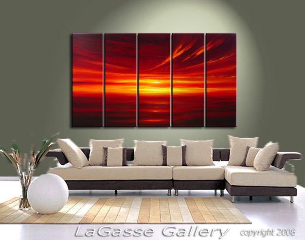 'CRIMSON GLOW SUNSET' by AJ LaGasse - Detail #2