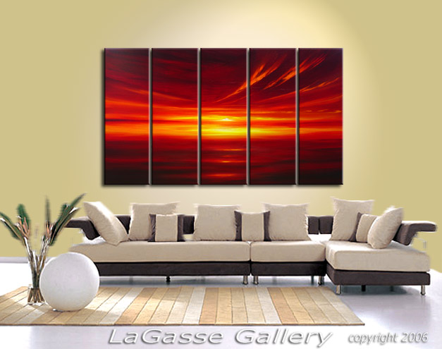 Detail #7 - 'CRIMSON GLOW SUNSET' by AJ LaGasse
