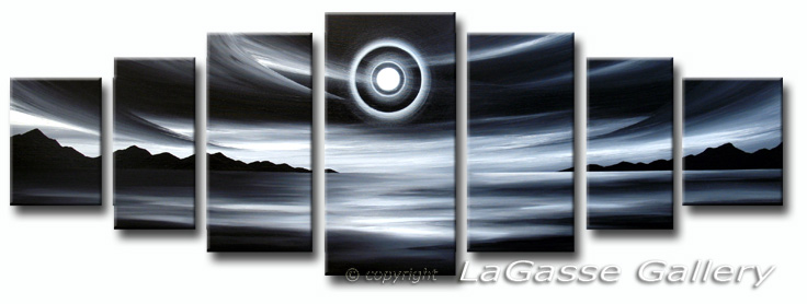 'SUNSET NOIR' - LaGasse painting