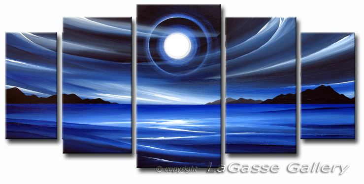 'MIDNIGHT MOON' - LaGasse painting