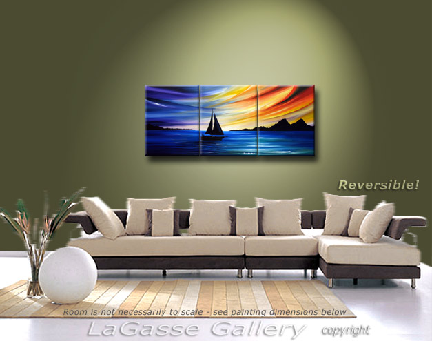 'SAIL INTO THE SUNSET' by AJ LaGasse - Detail #2