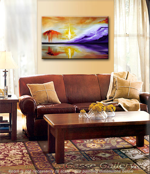Painting: 'LIFE'S REFLECTION' - Detail #4