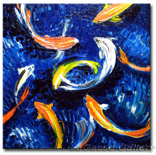 'SO KOI' | abstract art | modern art | LaGasse painting