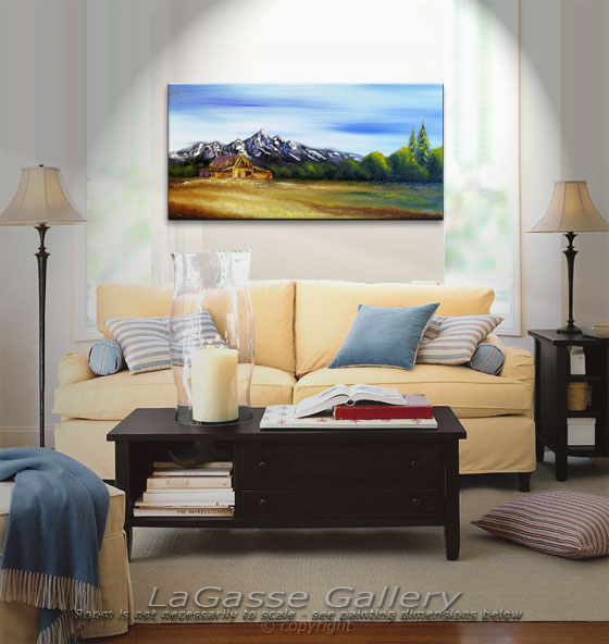 Painting: 'BIG SKY' - Detail #4