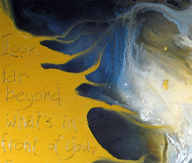 'LOOK TO THE FUTURE' by AJ LaGasse - Detail #1