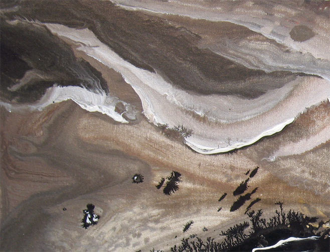 Painting: 'NIGHT SHADE' - Detail #4
